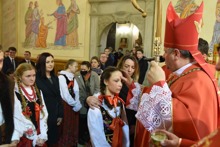 Bierzmowanie w Łącku