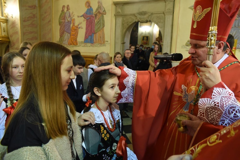 Bierzmowanie w Łącku