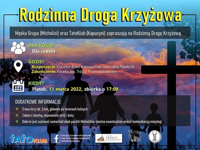 Organizatorzy zapraszają na pierwszą Rodzinną Drogę Krzyżową