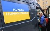 Wyjazd konwoju humanitarnego prowadzonego przez Szymona Makucha