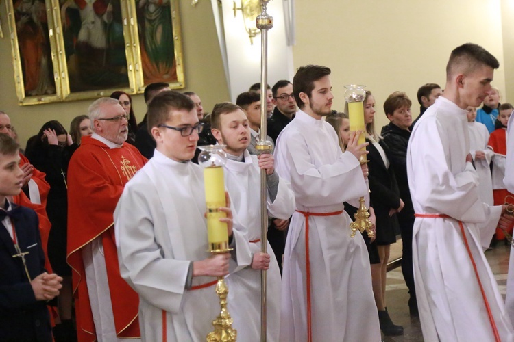 Bierzmowanie w Siedliskach Bobowskich