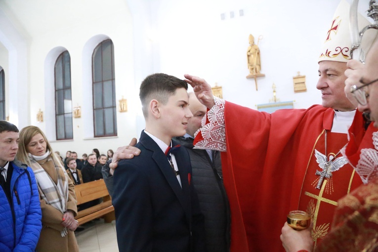 Bierzmowanie w Wojnarowej