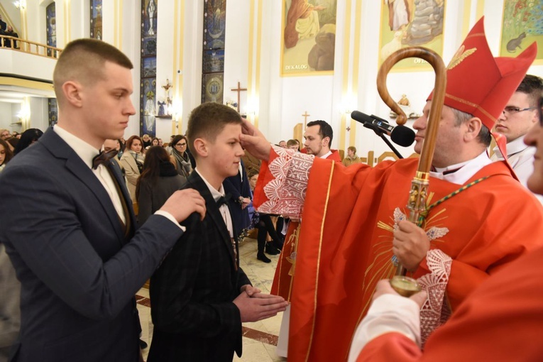 Bierzmowanie w Łukowicy