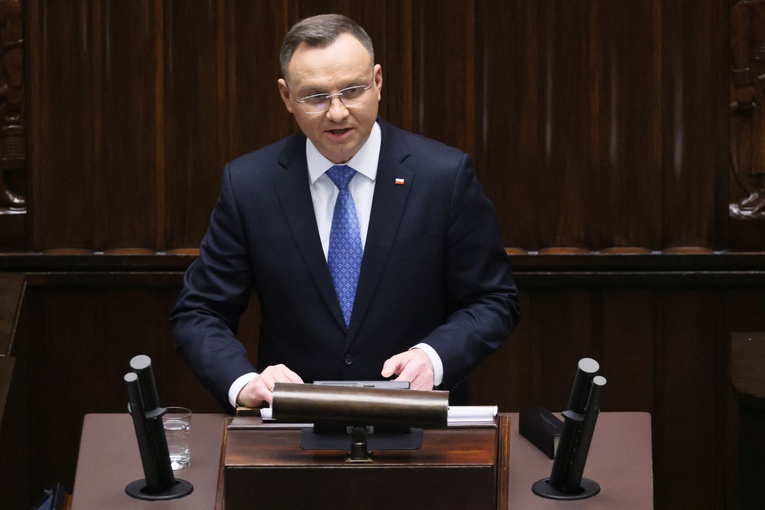 Prezydent Duda przed Zgromadzeniem Narodowym: Dla Polski równie ważna jest obecność w NATO, jak i Unii Europejskiej. To polska racja stanu