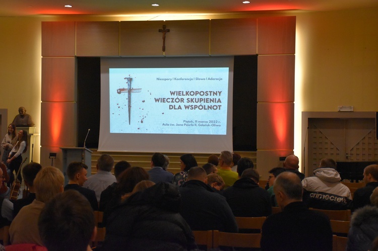Wieczór skupienia dla wspólnot archidiecezji gdańskiej