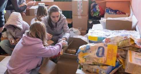 Bolesławiec. Uczniowie wspierają uchodźców