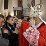 Książnice. Poświęcenie odnowionej drogi krzyżowej i bierzmowanie