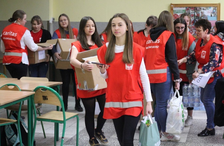 Młodzi z żywieckiej budowlanki z pomocą dla Ukrainy