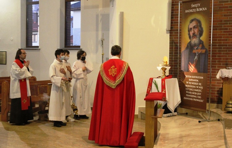 Relikwie św. Andrzeja Boboli na bielskim os. Polskich Skrzydeł 