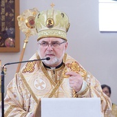 ▲	Eparcha przewodniczył liturgii w koszalińskiej cerkwi Zaśnięcia Przenajświętszej Bogurodzicy.