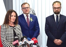 Od lewej: Katarzyna Kalinowska, Radosław Witkowski, Mateusz Tyczyński.