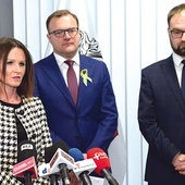 Od lewej: Katarzyna Kalinowska, Radosław Witkowski, Mateusz Tyczyński.