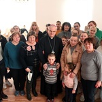 Spotkanie ukraińskich uchodźców z biskupem