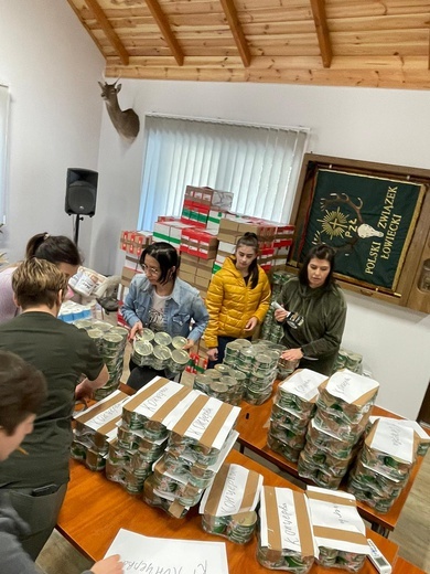 Pomoc tarnowskich myśliwych dla Ukrainy