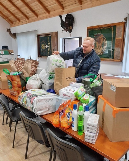 Pomoc tarnowskich myśliwych dla Ukrainy