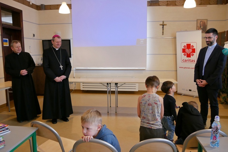 Otwarcie świetlicy Caritas dla dzieci z Ukrainy