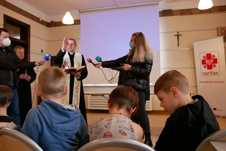 Otwarcie świetlicy Caritas dla dzieci z Ukrainy