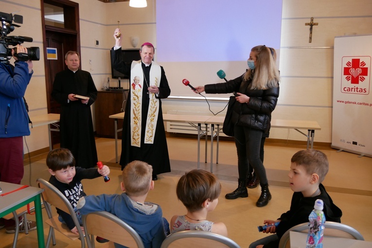 Otwarcie świetlicy Caritas dla dzieci z Ukrainy