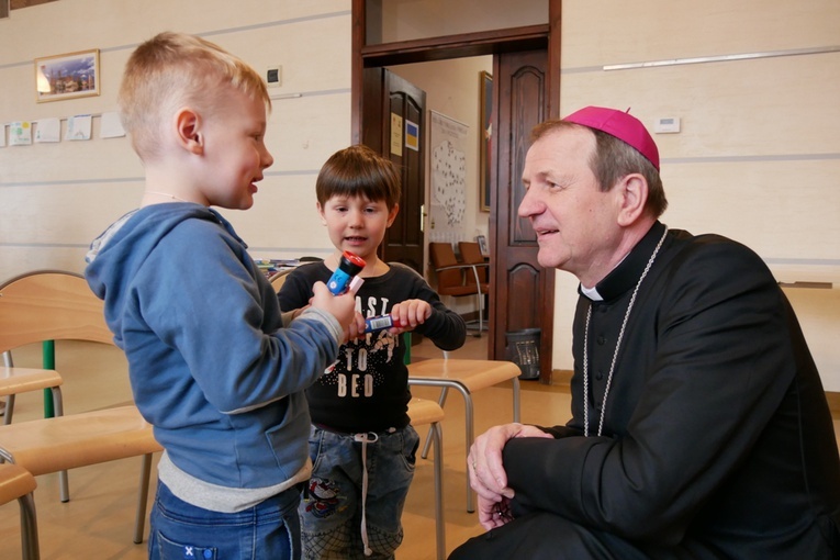 Otwarcie świetlicy Caritas dla dzieci z Ukrainy