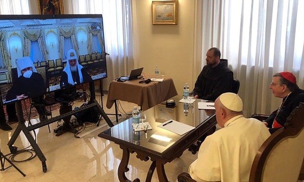 Watykan o rozmowie papieża Franciszka z patriarchą moskiewskim Cyrylem