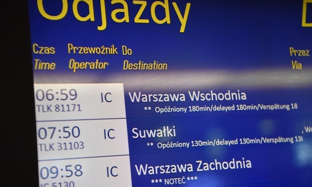 Problemy na kolei to celowe działanie? "Nie było cyberataku"