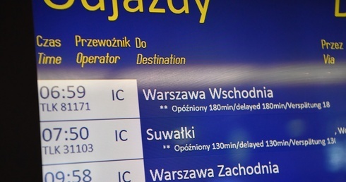 Problemy na kolei to celowe działanie? "Nie było cyberataku"