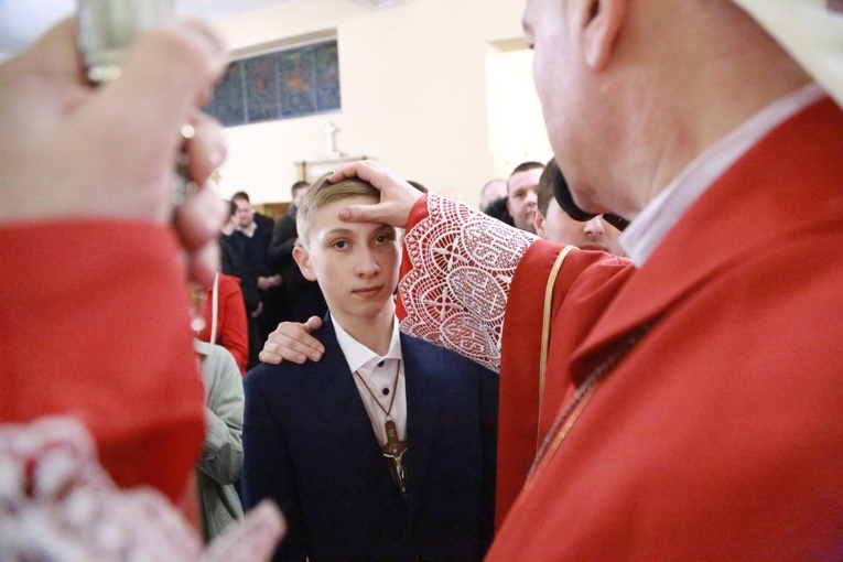 Bierzmowanie u Matki Bożej w Mielcu