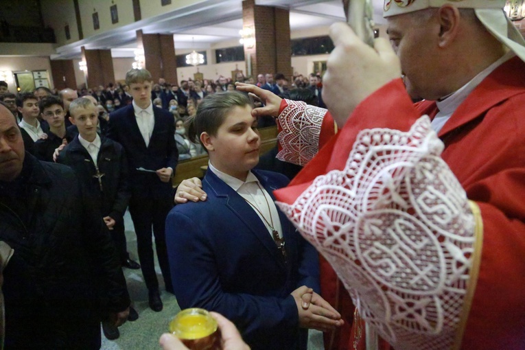 Bierzmowanie u Matki Bożej w Mielcu