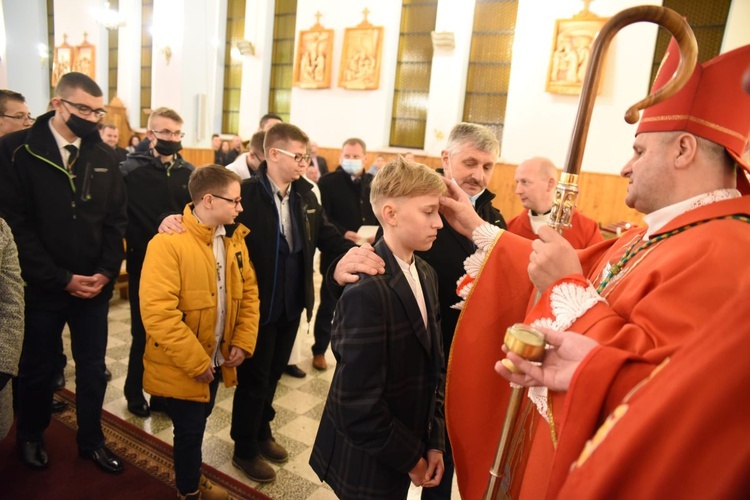 Bierzmowanie w Biskupicach Radłowskich