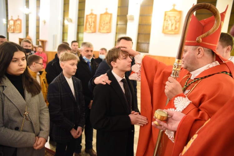 Bierzmowanie w Biskupicach Radłowskich