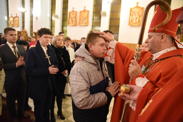 Bierzmowanie w Biskupicach Radłowskich