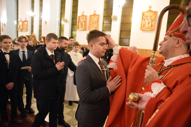 Bierzmowanie w Biskupicach Radłowskich