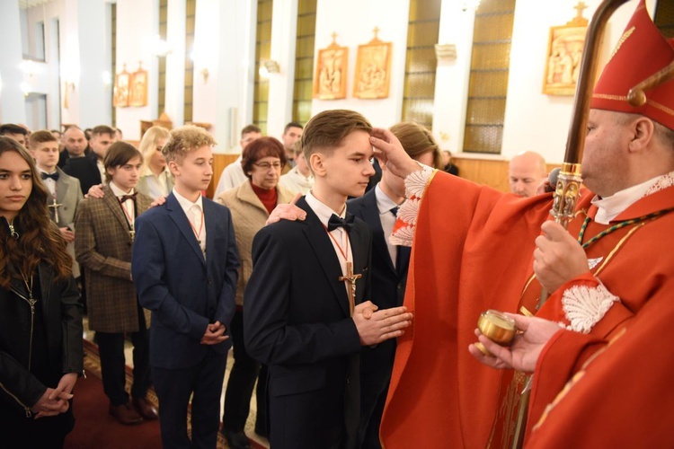 Bierzmowanie w Biskupicach Radłowskich