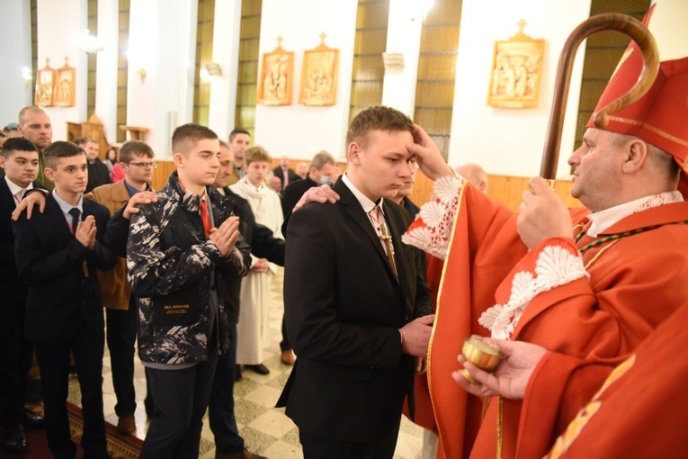 Bierzmowanie w Biskupicach Radłowskich