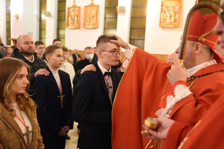 Bierzmowanie w Biskupicach Radłowskich