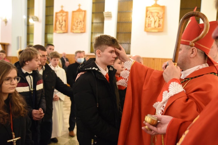 Bierzmowanie w Biskupicach Radłowskich