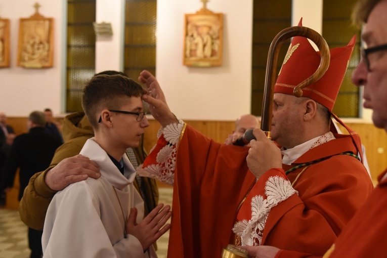 Bierzmowanie w Biskupicach Radłowskich