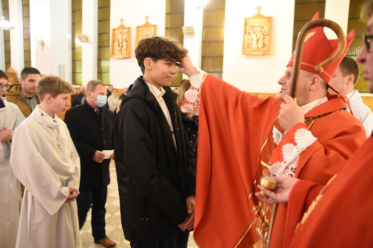 Bierzmowanie w Biskupicach Radłowskich