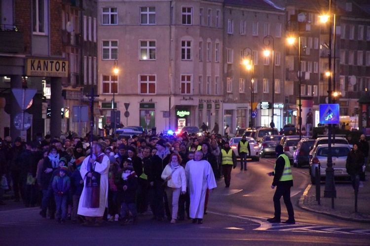 Uliczna Droga Krzyżowa w Gdańsku