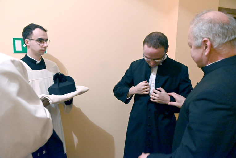 Obłóczyny i kandydatura kleryka III roku
