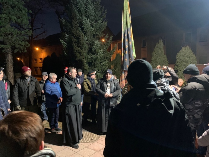 Procesja pokutna na Górę Wszystkich Świętych