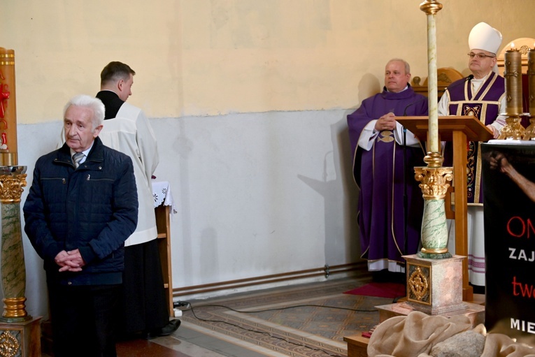 Pożegnanie Józefa Droździaka, wieloletniego organisty