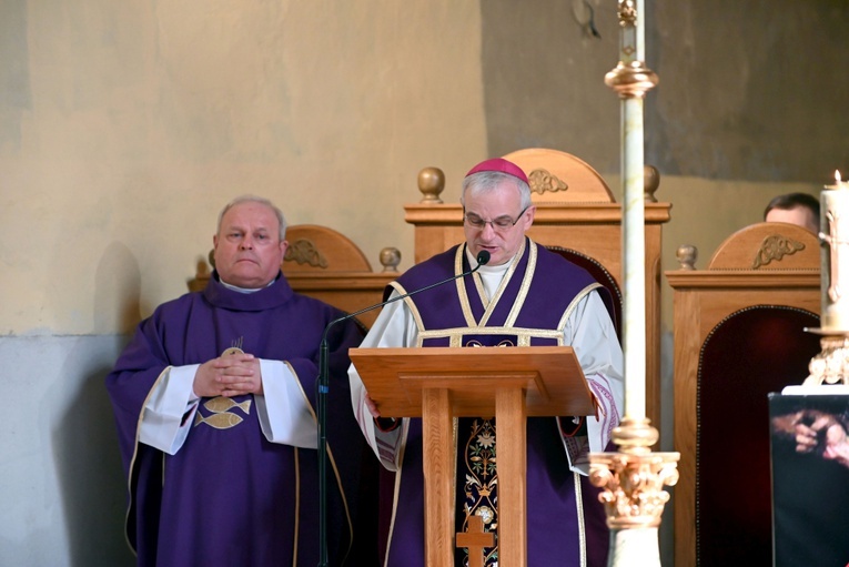 Pożegnanie Józefa Droździaka, wieloletniego organisty