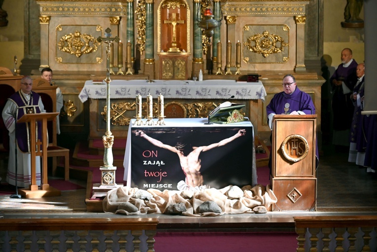 Pożegnanie Józefa Droździaka, wieloletniego organisty