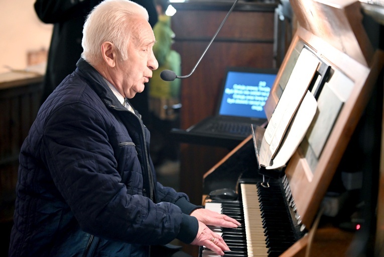 Pożegnanie Józefa Droździaka, wieloletniego organisty