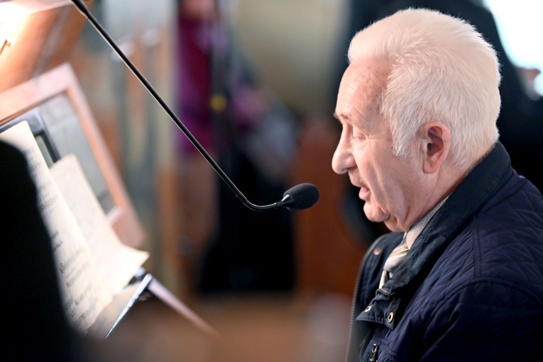 Pożegnanie Józefa Droździaka, wieloletniego organisty