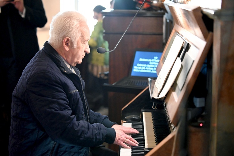 Pożegnanie Józefa Droździaka, wieloletniego organisty
