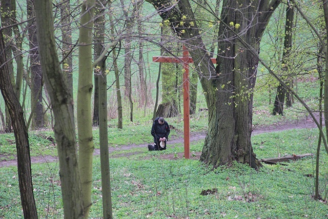 ▲	O poranku klęknij pod krzyżem i wołaj o pokój na świecie.