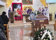 ▲	Pogrzebowa Msza św. w kościele  św. Sebastiana.