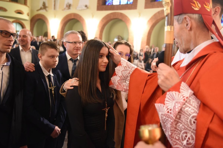 Bierzmowanie u MB Niepokalanej w Nowym Sączu